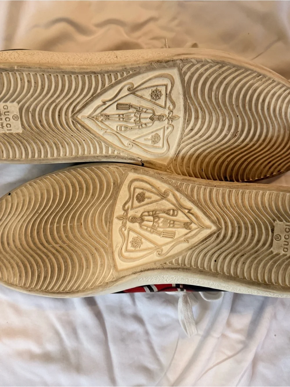 Gucci Ace Snake Embroidered Low Top Sneakers Size EU 47 NO BOX *BUBBLE WRAPPED*
